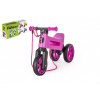 Odrážadlo FUNNY WHEELS Rider SuperSport fialové 2v1 + popruh, vyššie. sedlá 28/30cm nos 25kg 18m + vk