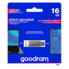 Goodram USB flash disk, USB 3.0 (3.2 Gen 1), 16GB, ODA3, strieborný, ODA3-0160S0R11, USB A / USB C,