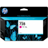 HP Purpurová atramentová kazeta 728 DesignJet, 130 ml (F9J66A)