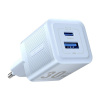 Sieťová nabíjačka, Vention, FEQL0-EU, USB-C, USB- A, 30W/30W , GaN (modrá)