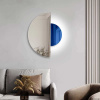 GieraDesign Zrkadlo Luna LED Blue Rozmer: 80x60 cm