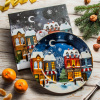 DUO CHRISTMAS CITY vianočný tanier 27 cm