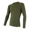 Triko dlouhé pánské SENSOR MERINO DOUBLE FACE safari L