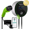 WallBox Nabíjecí stanice pro elektromobily Qoltec 2 v 1 Typ 2 | 22 kW | Wi-Fi | | LCD | 3 fáze | Wallbox | Aplikace Smart Life | RFID | 5 m (Třífázová EV nabíjecí stanice 22 kW s Wi-Fi, LCD a RFID. Na