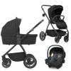 Lionelo Meril 3v1 Black Onyx Autosedačka (vajíčko)
