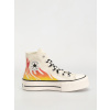Converse Chuck Taylor All Star Lift Hi (flames/off white) 37, biela