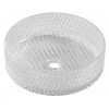 SAPHO BEAUTY MARAGUA Ø39,5cm umývadlo na dosku okrúhle, bez prepadu, sklenené, číre, TY214CL