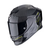 Moto přilba SCORPION EXO-R1 EVO CARBON AIR CYNERGY černo/fluo žlutá - Velikost XS