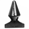 All Black AB80, čierny análny kolík 18,5 x 9,2 cm