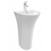 Rea RITA SLIM UMÝVADLO VOĽNE STOJACE 48cm, biele keramické REA-U9901