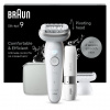 Braun Silk-épil 9 9-341 epilátor 40 pinzeta/pinzety Bílá