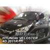 Plexi, ofuky HYUNDAI Veloster 4D 2011 =>, přední