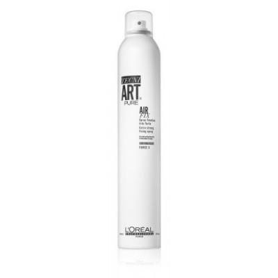 L'Oréal Professionnel Tecni Art Air Fix Pure Spray 400 ml - Sprej na vlasy s extra silnou fixáciou