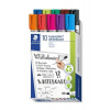 Popisovač na tabule, sada, 2mm, kužeľovitý,STAEDTLER Lumocolor 351, 10 rôznych farieb