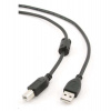 GEMBIRD Kabel USB A-B 1,8m 2.0 HQ s ferritovým jádrem (CCF-USB2-AMBM-6)