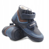 Chlapčenské jesenné topánky s vyberateľnou vložkou DD STEP Royal Blue 34