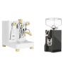 Lelit Bianca PL162T V3, white + Eureka Mignon Specialita, CR anthracite