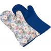 Bellatex Grilovacia rukavica Pupenec modrá 22 x 46 cm