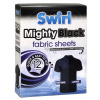 Swirl Mighty Black Čierne bielizeň obrúsky do práčky 12 ks