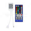 V-TAC RGB+W stmievač s diaľkovým ovládaním, 40 tlačidiel, pre LED pás 2159