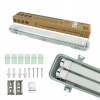 Stropné nástenné svietidlo Ecolight 9 W G13 60 cm sivé