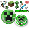 DIGITÁLNA TLAČ Opłatek na tort MINECRAFT HRA CREEPER + POSTAVY + TEXT 5