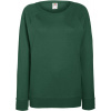 F.O.L. | Lady-Fit LW Raglan Sweat, Dámska raglánová mikina, zelená Bottle, L