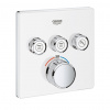 GROHE Grohtherm SmartControl - Podomietkový termostat na tri spotrebiče, mesačná biela 29157LS0