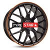 MAM GT1 9,5x19 5x112 ET42 MATT BLACK LIP ORANGE
