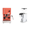 Profitec GO, red + Rocket Espresso FAUSTINO 3.1, chrome