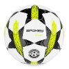 Spokey GOAL Futbalová lopta veľ. 5, bielo-limetková