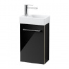 Villeroy & Boch Avento - Umývadlová skrinka, 34x51x20 cm, 1 dvierka, Crystal Black A87600B3