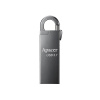 Apacer USB flash disk, USB 3.0 (3.2 Gen 1), 16GB, AH15A, strieborný, AP16GAH15AA-1, USB A, s karabinkou