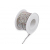 Štrásová metráž / borta šírka 2,4 mm crystal AB 1m