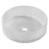 Sapho Beauty - Umývadlo na dosku, priemer 40 cm, bez prepadu, číre sklo TY214CL
