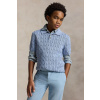 Detský bavlnený sveter Polo Ralph Lauren 323962923503 modrá 150-161