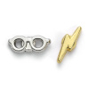 Harry Potter náušnice Lightning Bolt & Glasses Stud