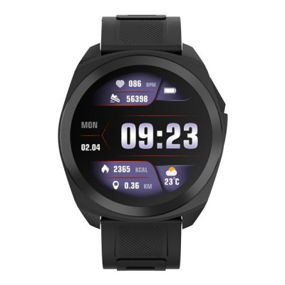 Canyon SW-83, Maverick, smart hodinky, GPS, BT, fareb. LCD displej 1.32´´, vodotes. IP68, 128 športov, čierne CNS-SW83BB