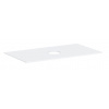 Hansgrohe Xevolos E - Doska pod umývadlo, 98x55 cm, výrez uprostred, matná biela 54329700