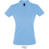 SOL's Collection Polokošile Perfect Women, piqué, krátká rukáv, dámská COT25113541001-sky blue S Modrá nebesky