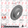ZIMMERMANN Brzdový kotúč 150.3437.52