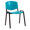 Plastová stolička ISO Farba konštrukcie: Čierna