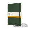 Moleskine Zápisník mäkké dosky B5 linajkový tmavo zelený