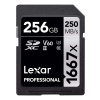 Lexar SDXC 256GB 1667x Professional Class 10 UHS-II U3 (V60) LSD256CB1667