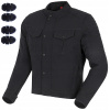 Textilná motorová bunda Rebelhorn Hunter Black 7XL