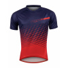 FORCE MTB ANGLE dres, modro-červený L