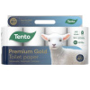 TENTO Premium Gold toaletný papier 4-vrstvový malý kotúč 8 kotúčov biela