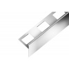 SP21 schodová lišta T ACARA, STEP, nerez lesk V4A, 15+30 mm, 2,5 m