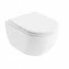 Ravak Chrómové závesné WC Uni, biele X01516