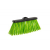 Metla 27cm plastová, PET vlákno 11cm, na palicu s hrubým závitom